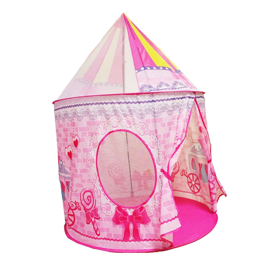 Opvouwbare Kids Peuters Speeltent Fantasy Roze Yurt Nursery Strand Speelgoed Leuke