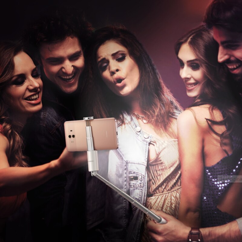 Originele Huawei Honor Selfie Stok CF33 Draagbare Bluetooth Vullen Licht 3-Gear Helderheid Monopod Uitschuifbare Stok