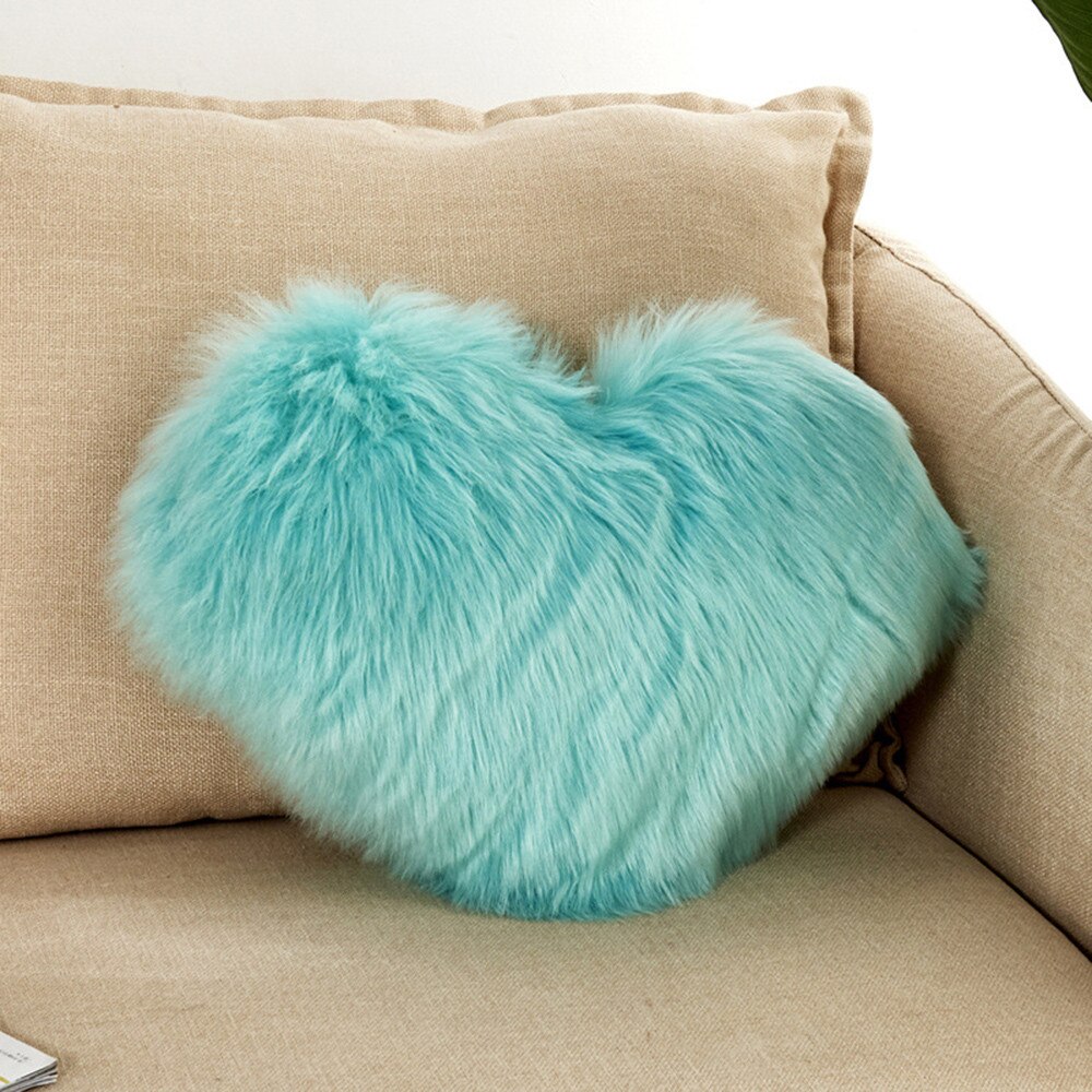 Hartvormige Sierkussen Kussen Pluche Kussens Thuis Sofa Decoratie Coussin Decoratif Funda Cojin Decoratieve Kussensloop: H