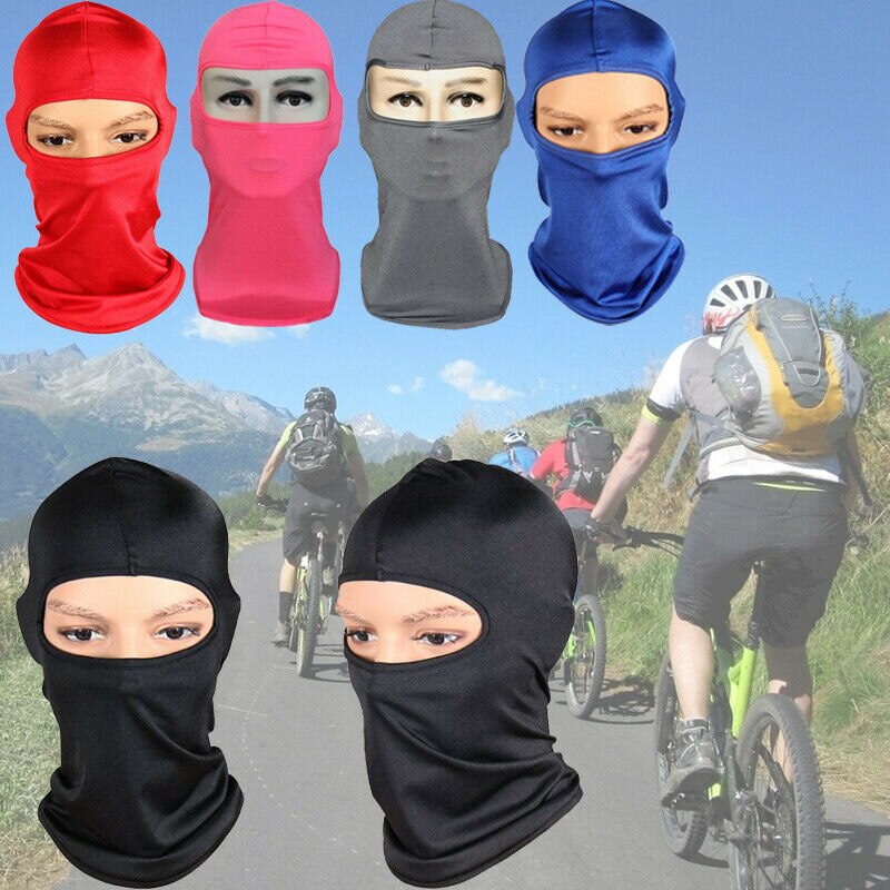 Ultra Dünne Außen Gesicht Maske Ski Motorrad Radfahren Sturmhaube Lycra voll Gesicht Maske Hals Winddicht 3FS