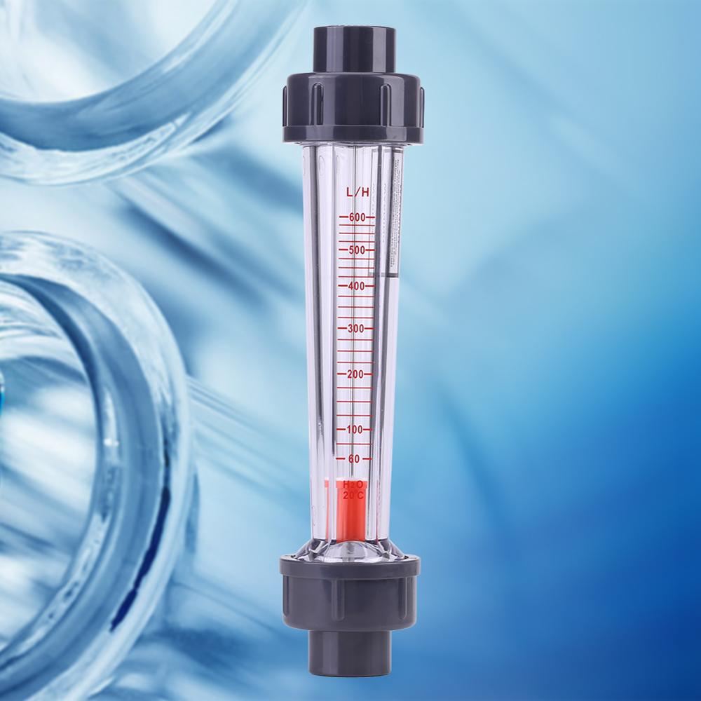 LZS-15 Flow Meter Plastic Tube 60-600L/H Pipeline water rotameter LZS flow meter