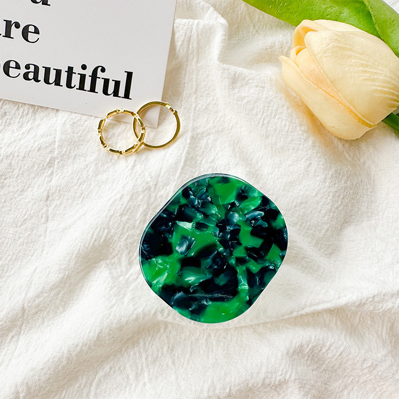 Soporte para enchufes de teléfono 3D, empuñaduras para dedos Tok Pop Grip, pequeño soporte para teléfono móvil ins wind, caja de contraste colorida, nicho: Azul cielo