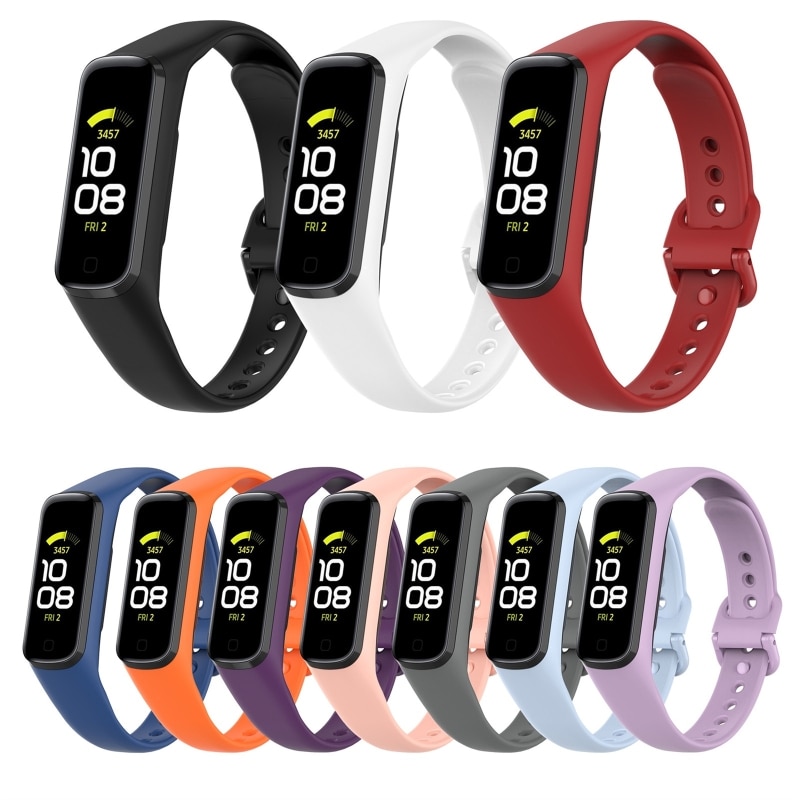 Siliconen Band Voor-Galaxy Fit2 Band Rubber Sport Wrist Band Voor-Samsung -Galaxy Fit2 R220 Loop Vrouwen mannen Fitness Armband