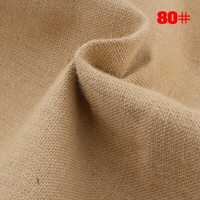 ShuanShuo 30 #-80 # tela de yute saco de lino tela para trabajo manual DIY, bolsas de almacenamiento decoración de Navidad 160*50cm: 80