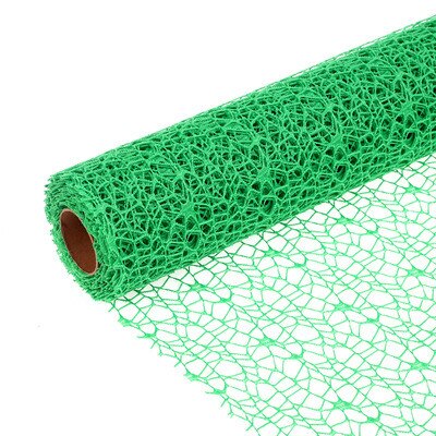 4.5M Kleur Organza Boeket Wikkelen Gaas Mesh Diy Craft Leveranties Kinderen Hand Scrapbook Gereedschap Wedding Party Decor Gordijnen: Green Gauze Mesh