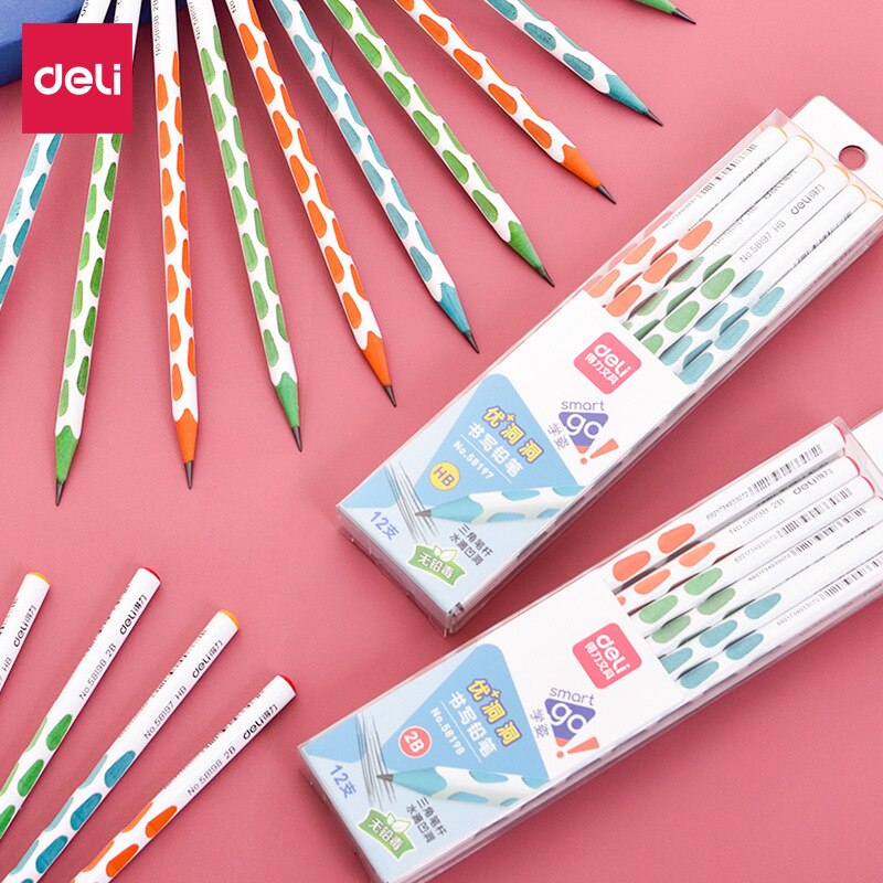 Oneindig potlood - Eternal pencil - 12 stuks - Met geïntegreerde gum