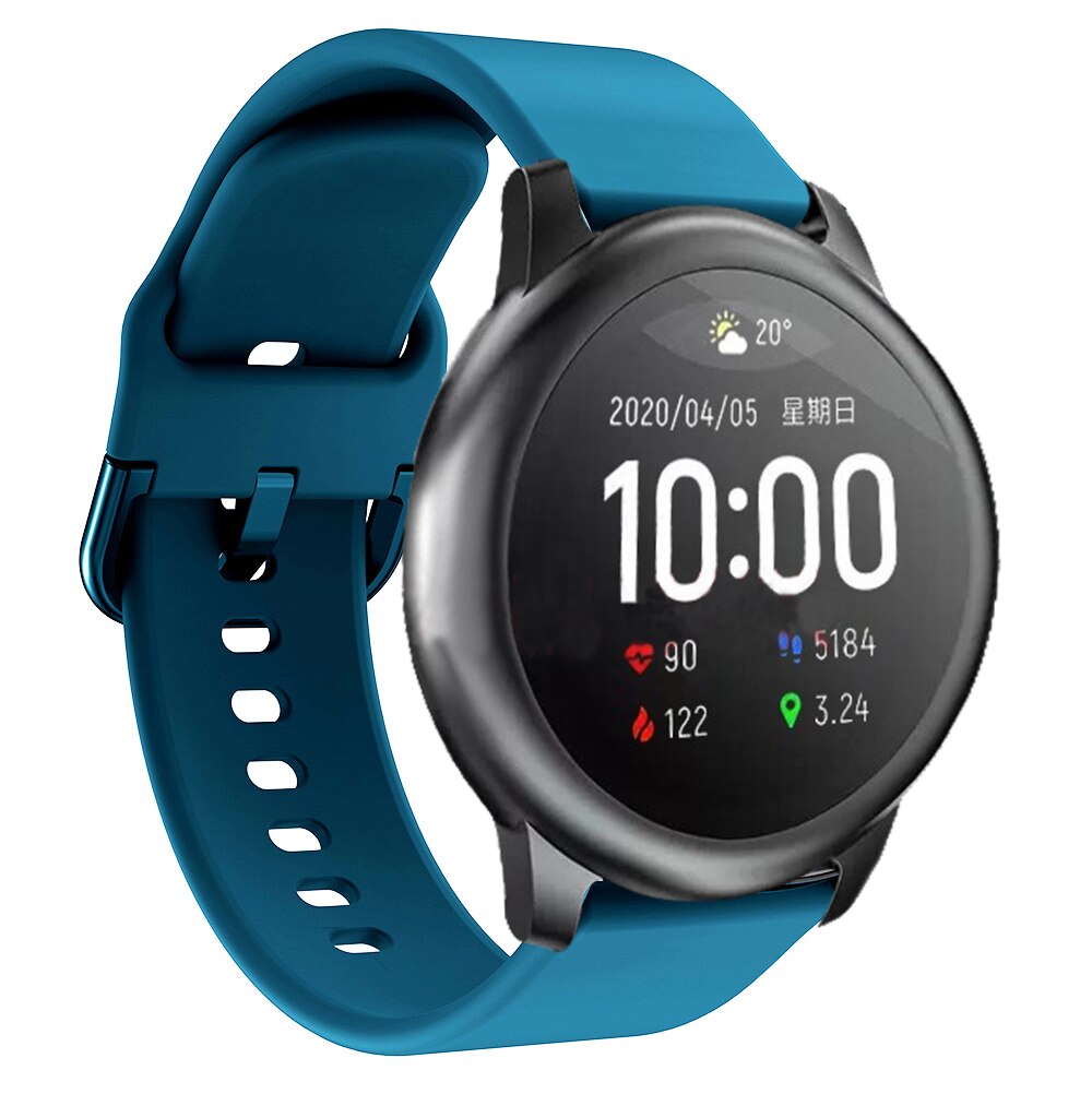3 sztuk Premium hartowane szkło HD filmy dla Haylou Solar LS05 Smartwatch Screen Protector z oryginalnym paskiem dla Haylou Solar