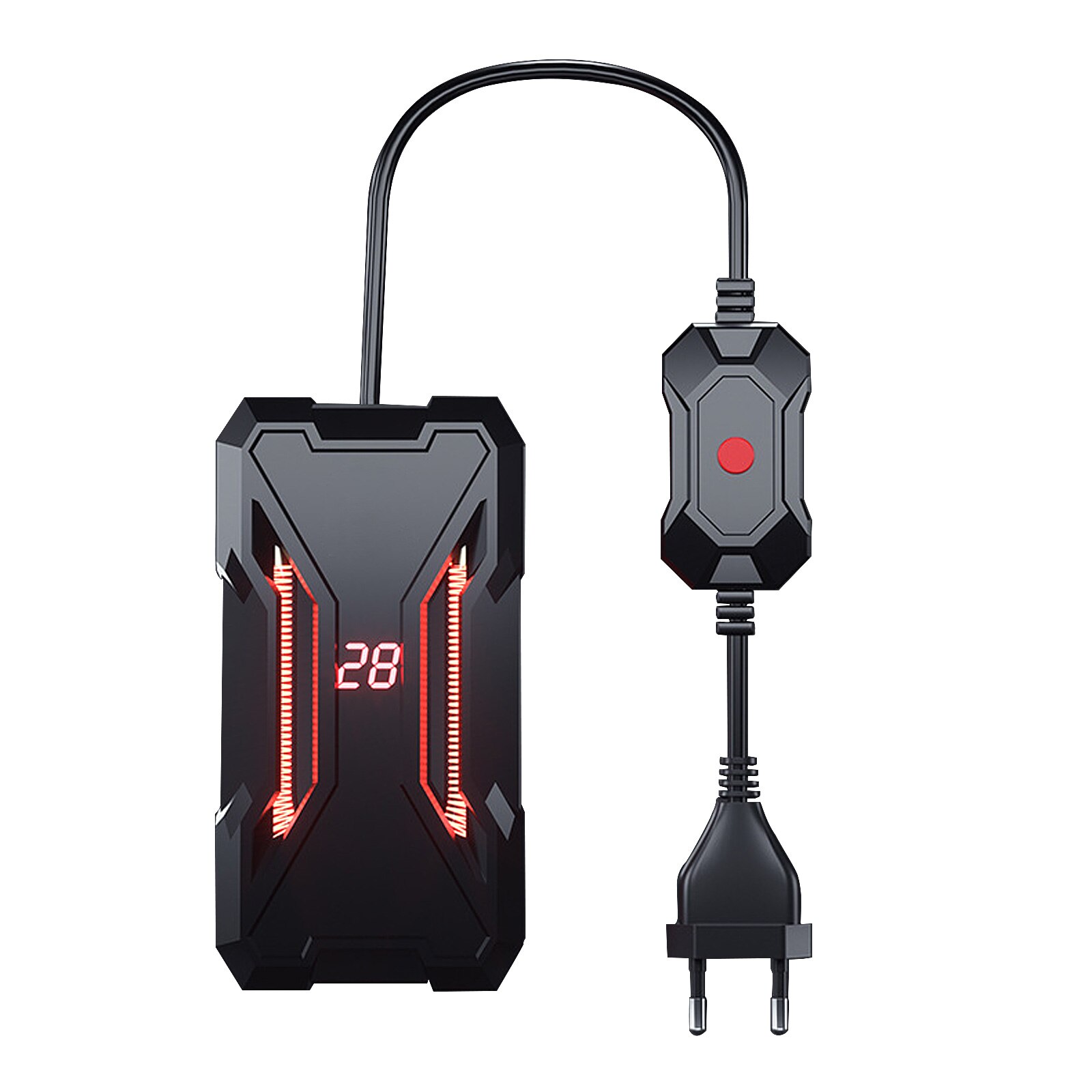 Fish Tank Heating Rod Aquarium Heater ABS Constant Temperature Supplies Pet Black Mini Quartz Glass