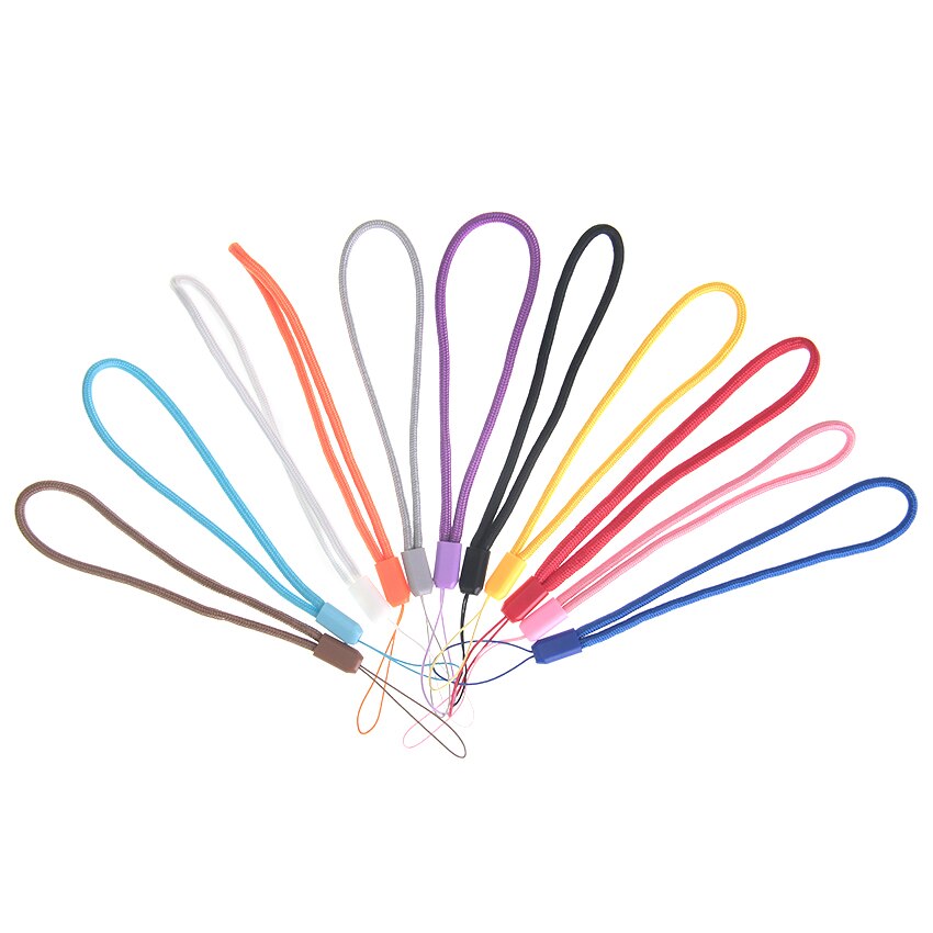 Yuntohe 200pcs/lot Colorful Nylon Strap Hand Wrist Lanyard for Camera Cell Phone for Apple iPod Wii Mp3 Mp4 USB