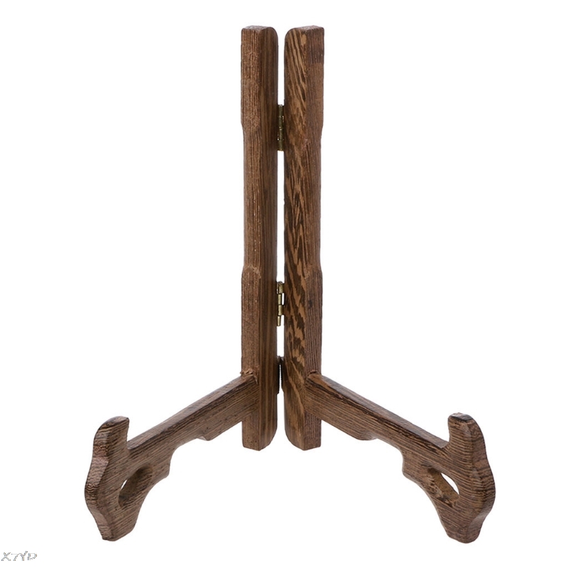 3-7 Zoll Hoch Holz Anzeige Stand Halfter Staffeleien Für Platten Fotos Tee Tablett 5 Größe: 2