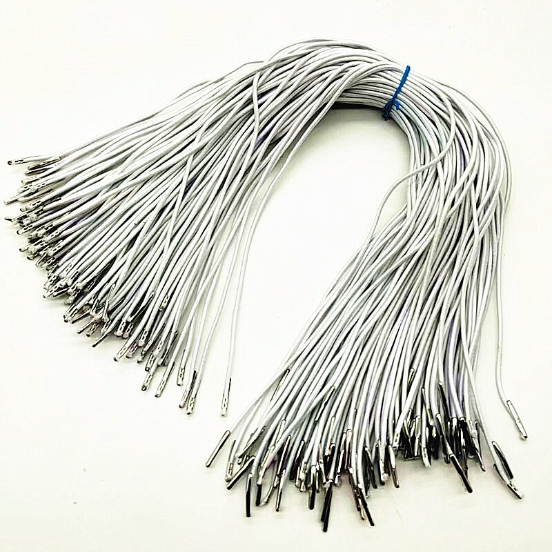 Cordón elástico de púas para mascarillas, cuerda redonda elástica con púas de Metal, sujetador para fabricación de máscaras, encuadernación de libros