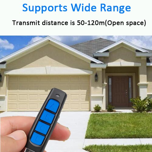 Universal 433MHZ Remote Control 433MHZ Frequency 4 Channels Garage Door Openers Duplicator Cloning Code Car Key Copy Controllers