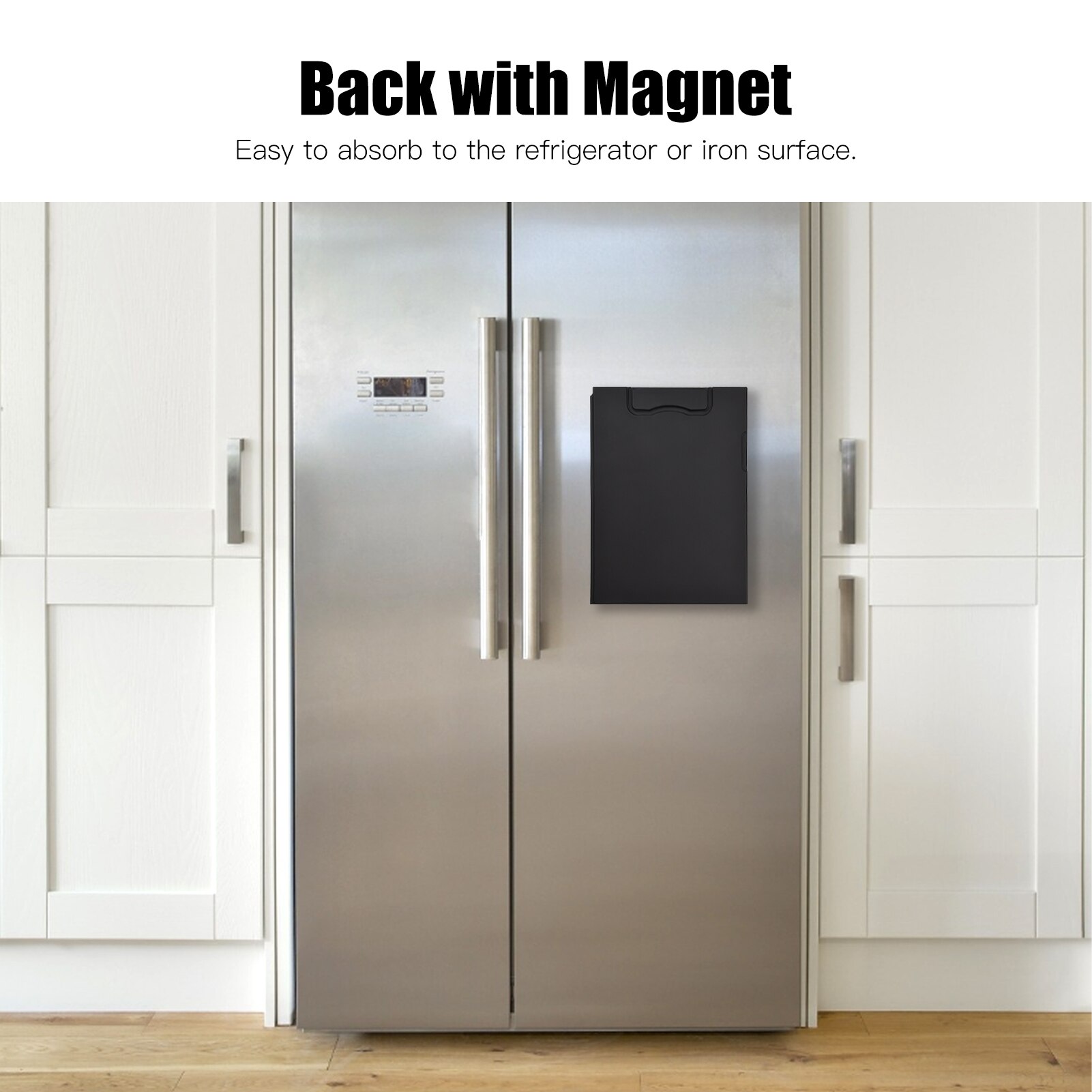 A4 Magnetic Clipboard File Folder Writing Pad Document Holder Paper Clip for Interview School Office Supply