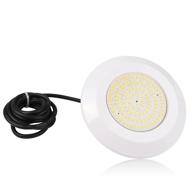 2 uds. Luz LED para piscina, lámpara subacuática de 12W, impermeable blanca cálida luz de noche, foco interior exterior para el hogar