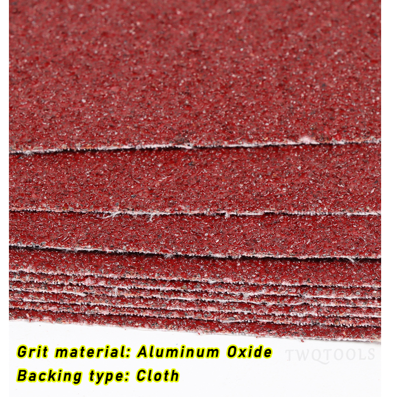 5 ark smärgelduk sandpapper aluminiumoxid slipande sandpapper ark för metallpolering träslipning 80 120 180 240 korn