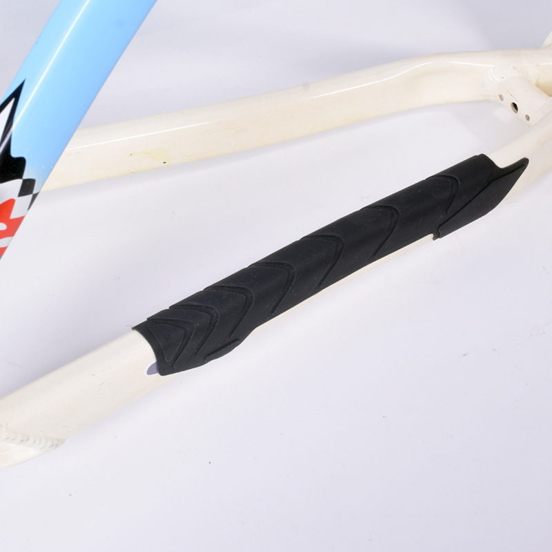 Protector de cadena de bicicleta de silicona, almohadilla de vaina de cuadro de bicicleta, cubierta protectora de cadena de bicicleta de carretera resistente a los arañazos, accesorios para bicicleta
