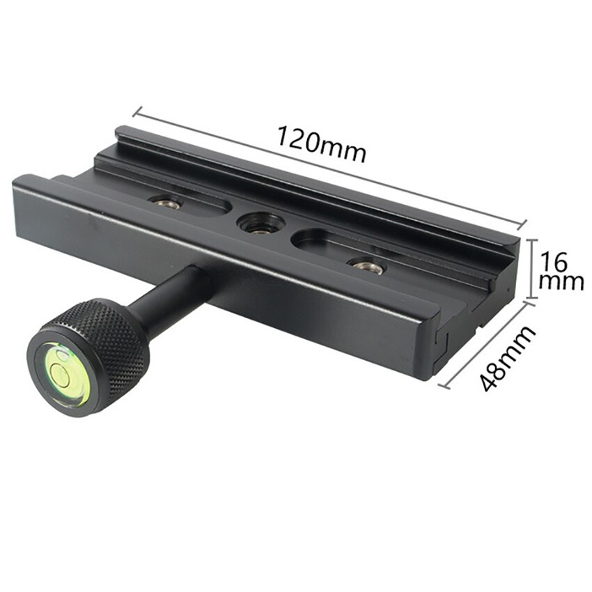 Aluminium schnell Freisetzung Klemme mit 3/8 "-1/4" Schraube Adapter und blasiert Hebel für DSLR Kamera Stabilisator Ball kopf