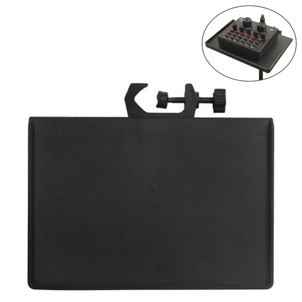 Soundkartenablage, mikrofonständer aus kunststoff mit gewindeklemme, passend für stativhalterungen und handyhalterungen