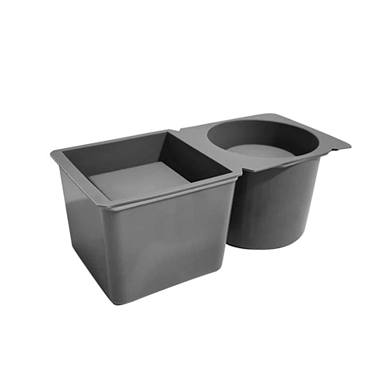 2 Pieces Concrete Silicone Mold for Flower Pots Succulent Planter Mold DIY Pots Cement Molds Round and Square Shape: Both