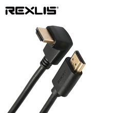 REXLIS HDMI Kabel 270/90 Graden Hoek HDMI naar HDMI Kabel 5 m 1.5 m 2 m 3 m HDMI 2.0 kabel 4 K 3D voor TV PS3 Projector Computer Kabel