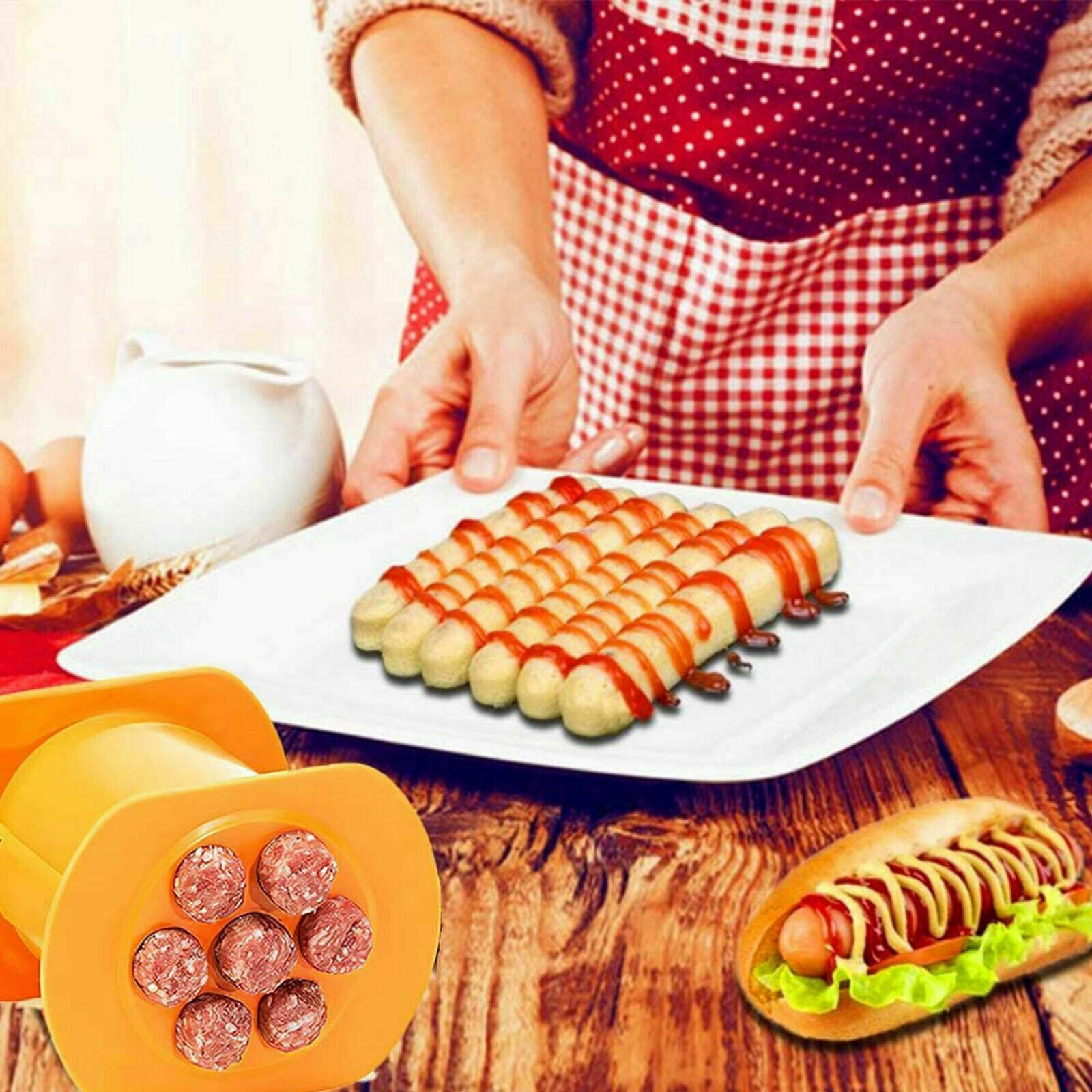 Cevapcici Presse Hersteller Hund Fleisch Wurst Maschine Küche Ćevapi Einfach Koch