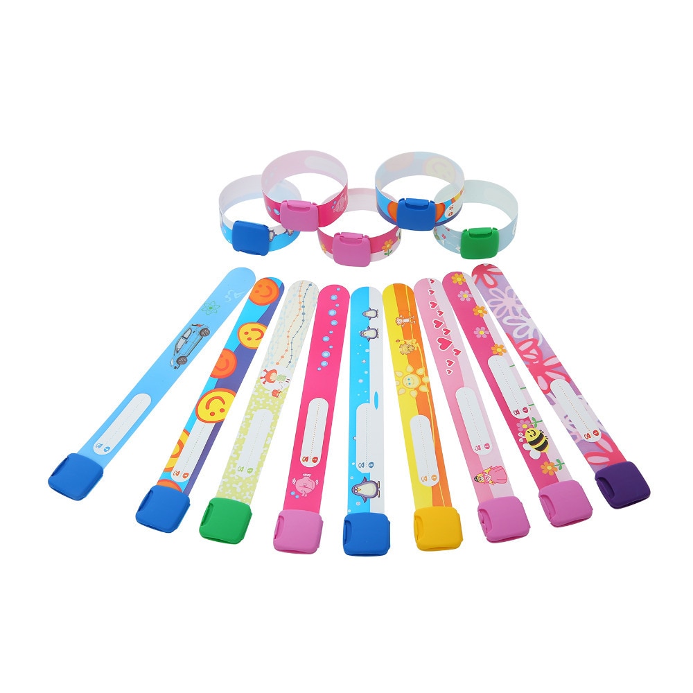 QiQiWu Kids ID Veiligheid Polsband Armband Kind Baby Herbruikbare Verstelbare Armband polsbandjes Waterdicht PU Kid Kinderen Pols Band