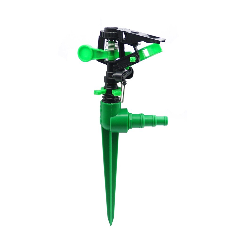 360 Degrees Rotating Sprinkler with Multi-function Connector Adjustable Garden Spray Nozzle Irrigation Hose Connector 1 Set