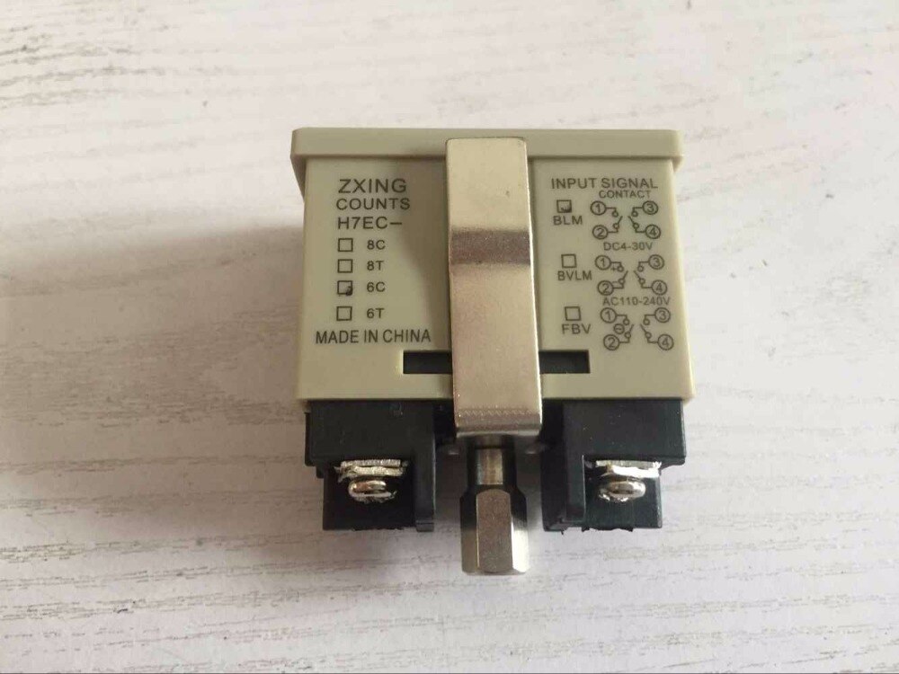 1sets Digital display electronic counter industrial timer device is used for the timer 6P/8P H7EC-BLM 3V-240V