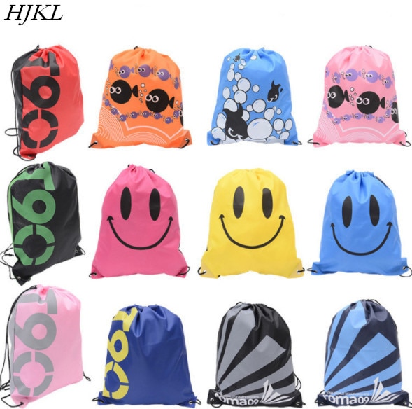 Hjkl draagbare oxford rammstein tas dikke trekkoord riem paardrijrugzak sportschool trekkoord schoenen tas kleding rugzakken waterdicht