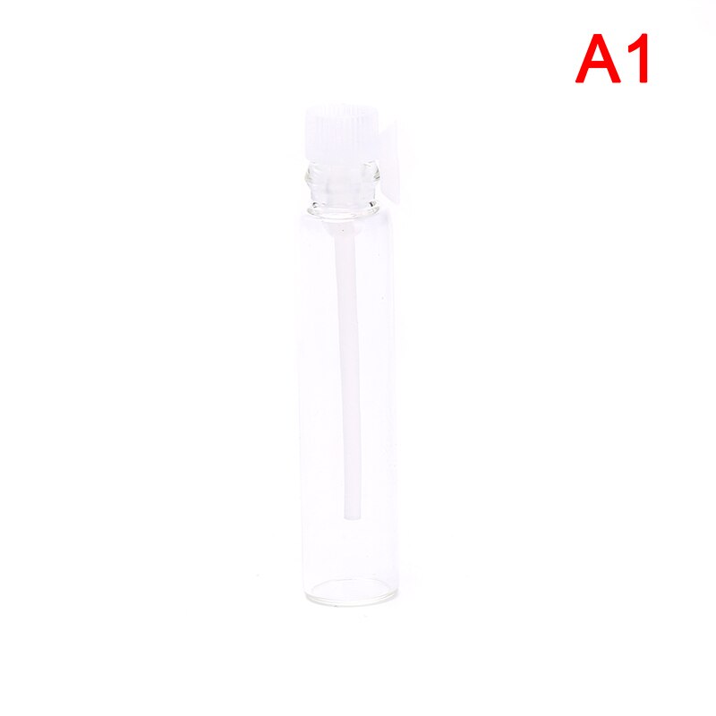 10pcs Perfume Small Sample Vials Bottle Empty Test Tube Trial Bottles: A1-10pcs