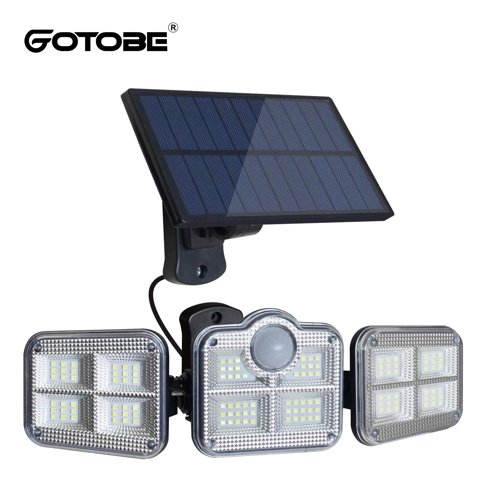 138 Smd Led Super Heldere Zonne-verlichting 120 Led IP65 Waterdichte Outdoor Indoor Solar Lamp Met Verstelbare Hoofd Breed Verlichting hoek
