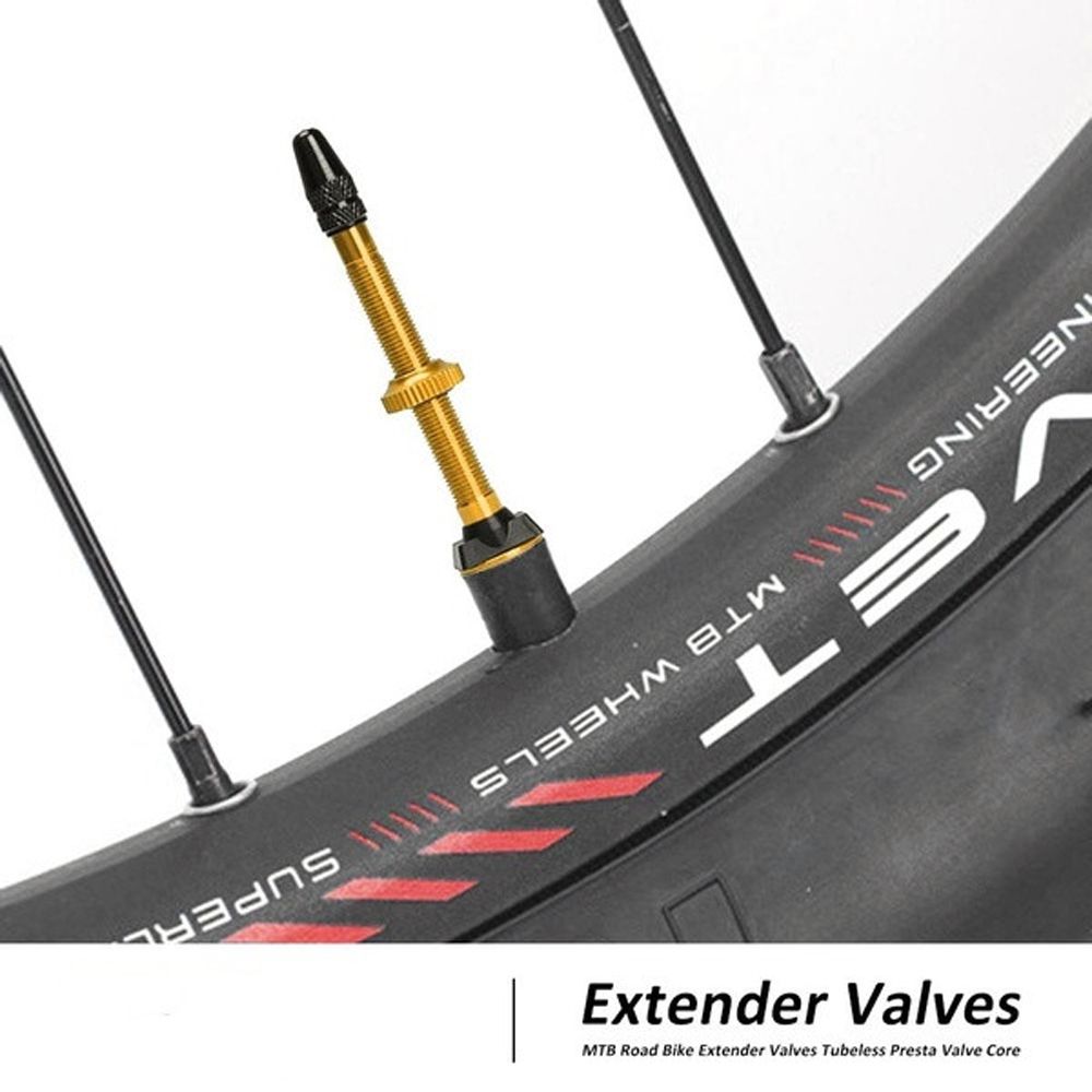 1 Paar Fiets 48/60/78Mm Presta Ventiel Voor Road Mtb Fiets Tubeless Banden Messing Kern Legering stem Tubeless Kit Compatibel