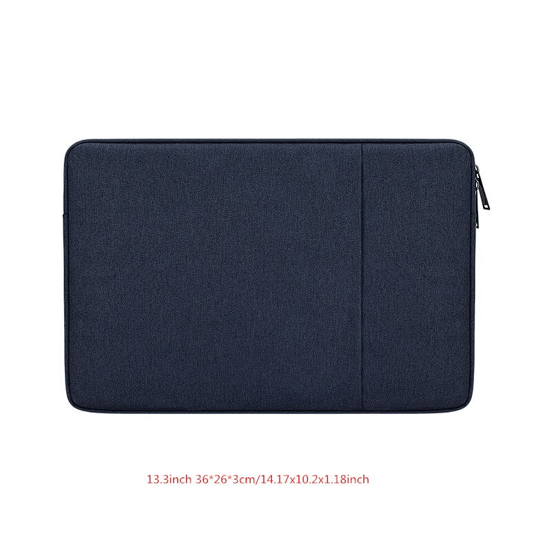 Wasserdicht Stoßfest Aktentasche Laptop Fall männer frauen Tote Büro Reise Business Handys Dokumente Lagerung Zubehör: Navy blue S