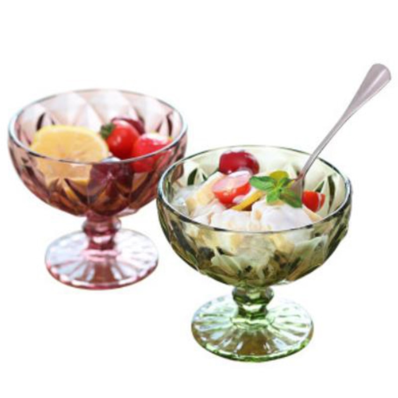 Gobelet en verre pour Cocktail, Restaurant, verre à vin, glace, yaourt, Pudding, Dessert, bol, tasse à gâteau, récipient à collation