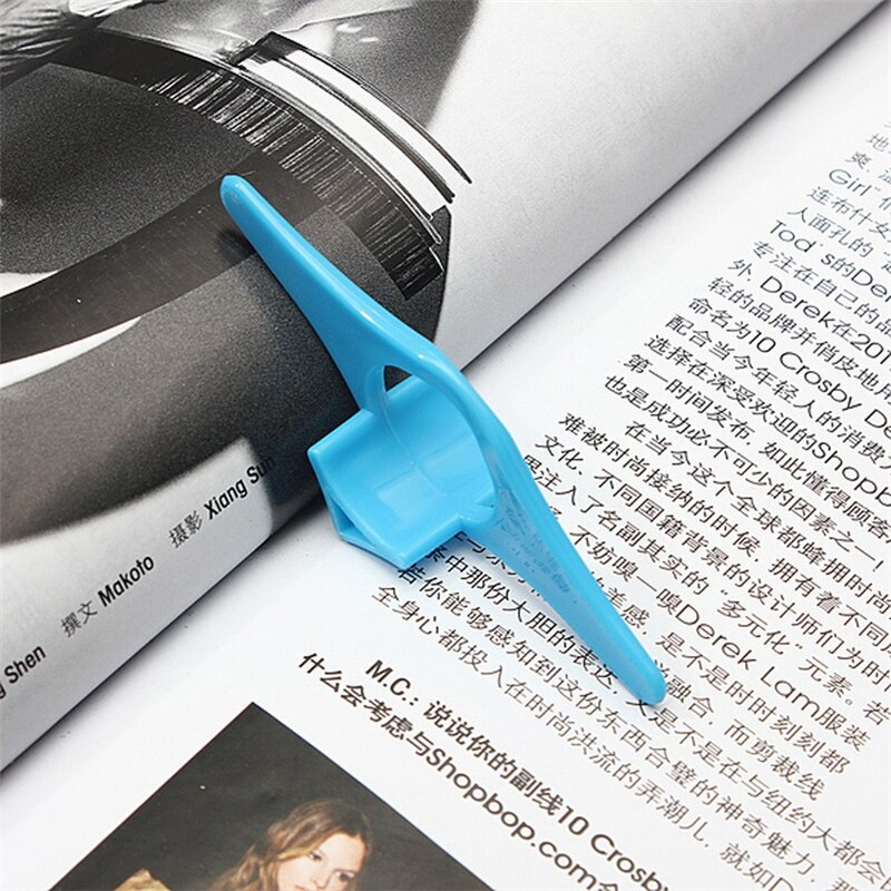 1 PC Office Stationery Multifunction Thumb Book Support Plastic Bookmark Markers Reading Assistant Book Holder
