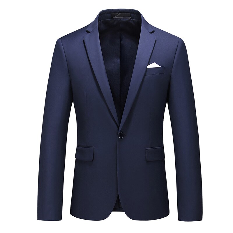 MOGU Reine Farbe männer Blazer Eine Geschmack schlank passen Hochzeit Kleid Für Männliche Neue lässig Blazer Asiatische Größe 5XL Anzug Jacke