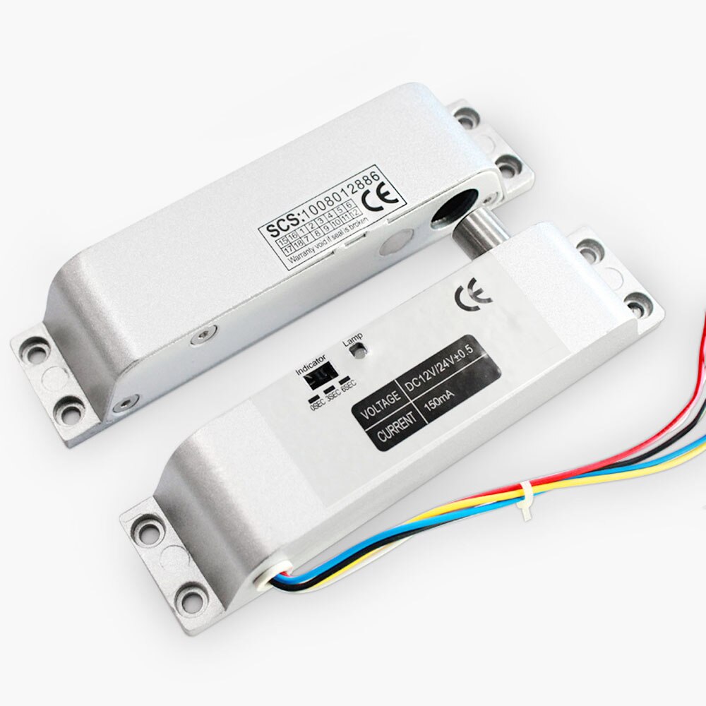 Electric Mortise Lock DC 12V Fail Safe Electric Bolt Lock Door Access Control Security Lock time delay