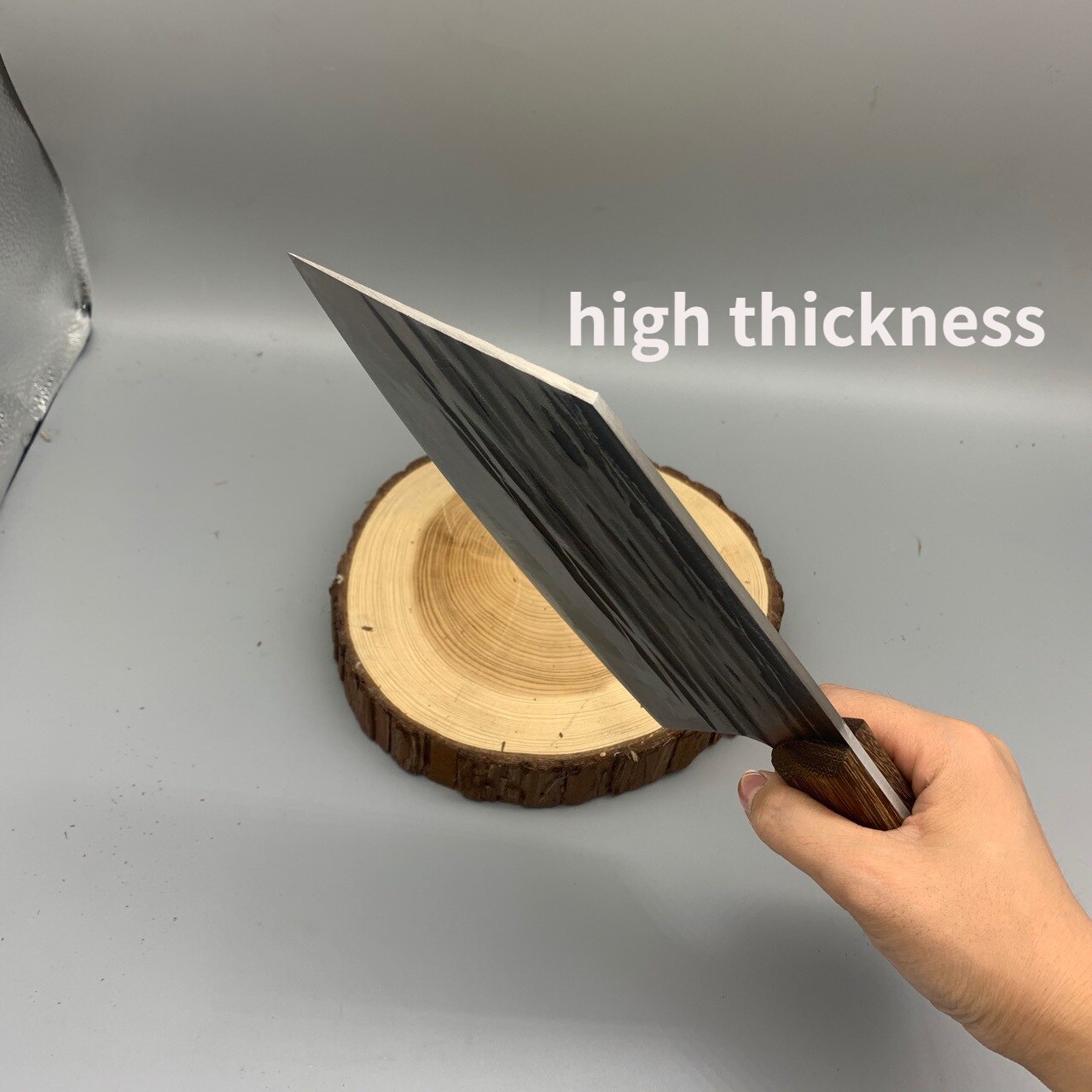 Stainless Steel Bone Chopping Knife Chef Knife Hand-forged Butcher Knife Meat Vegetables Slicing Cleaver High Hardness Kitchen