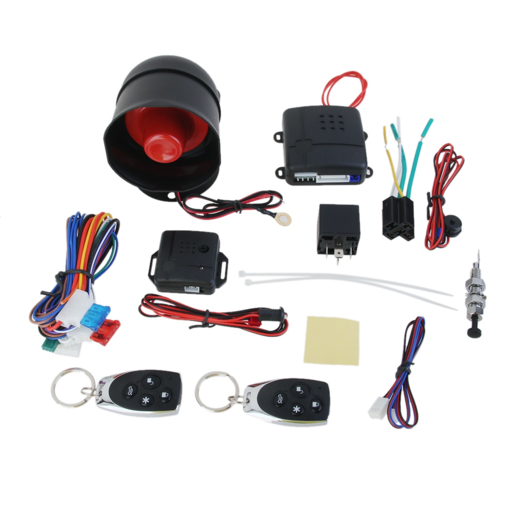 Car Keyless Remote Control Alarm System Protection Entry Siren