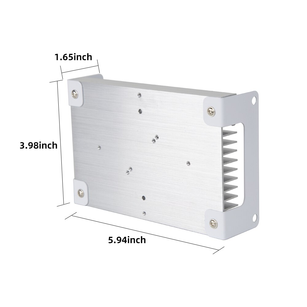 Diy ledet vokse lys ramme aluminium heatsink varme synke radiator anlegg vokse lampe rammeverk til cree cxb 3590 borger ledet sjetonger