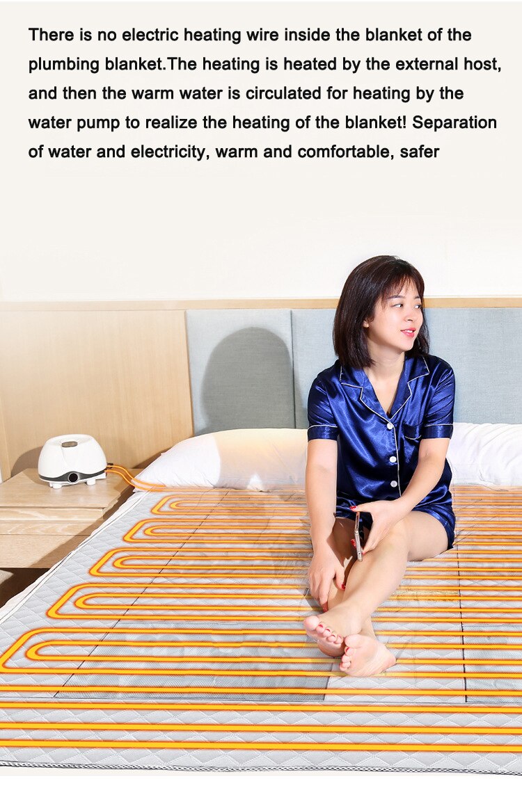 Koc elektryczny woda zimowa cyrkulacja wody mata grzewcza wymiana tylko materac 90x180cm 150x180cm 180x200cm