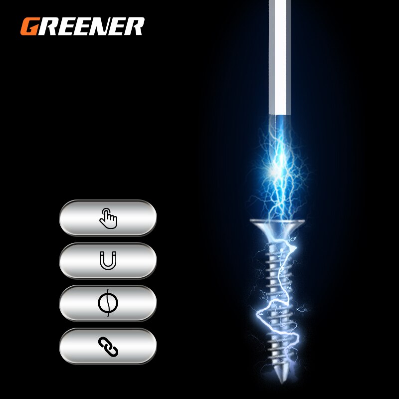 Greener Flat-blade Screwdriver Screw Driver Phillips Slotted Cross Multi-Function Magnetic Precision Screwdriver Repair Tool