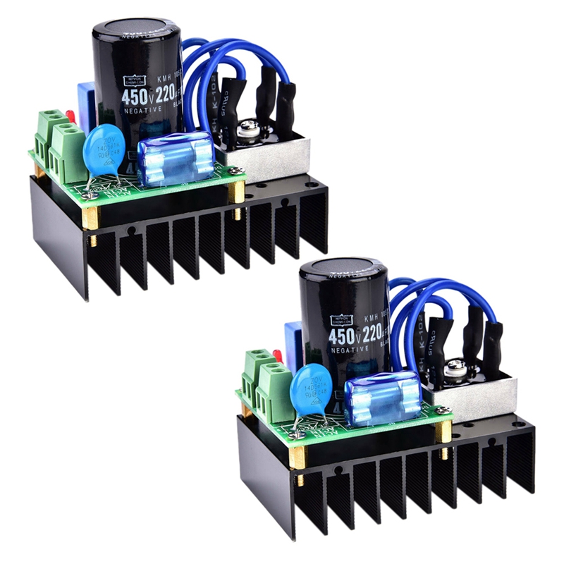 2X AC-DC Converter Board 0-220VAC To 0-311VDC Multiple Protection Rectifier Module