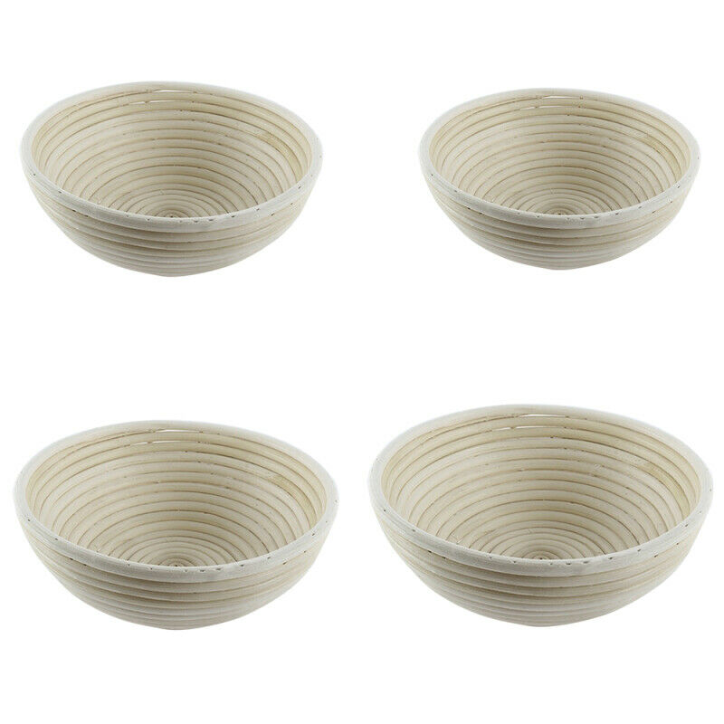 Wicker Bread Basket Banneton Brotform Rising Rattan Basket Oval Baguette French Bread Fermentation Baskets Kitchen Food Storage