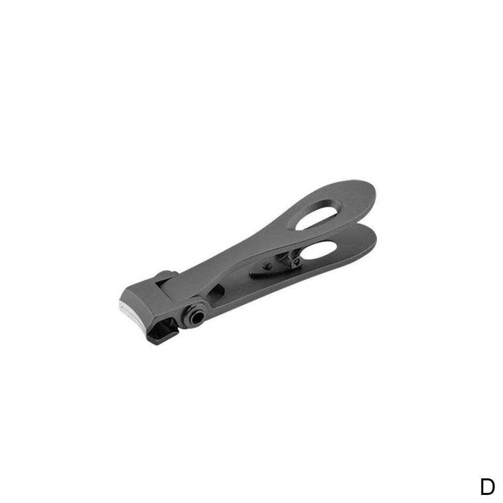 1PC acier inoxydable coupe-ongles gros ongles manucure tondeuses ongles ongle ongle pour ongle épais E0A3: small size black