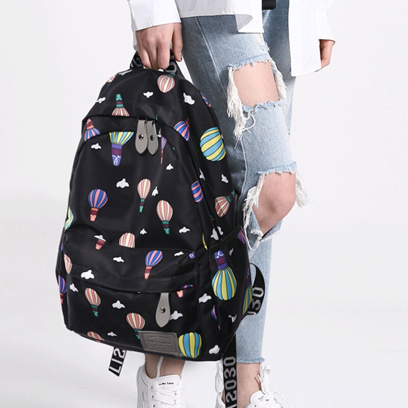 Mochila de para Mujer, mochila de nailon para ordenador portátil, mochila de viaje para Mujer, mochila impermeable, mochila para Mujer