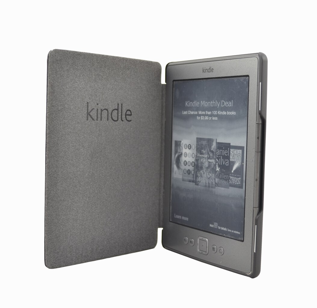 Kindle 4/Kindle 5 e-Book Reader Accessories Protection Kit Old Keypad K4/K5 Leather Case Light and Thin