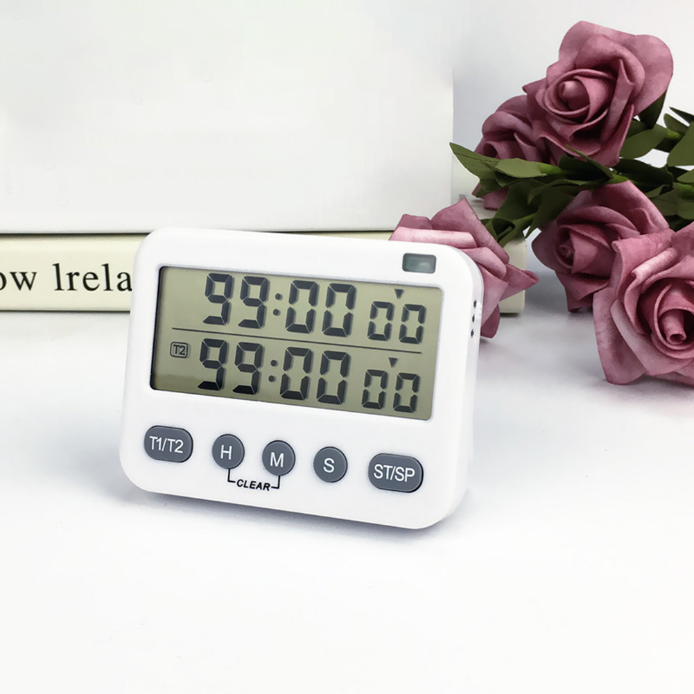 Digital Timer For Kitchen Cooking Shower Study Stopwatch LED Counter Alarm Clock Manual Electronic Countdown Clock Function