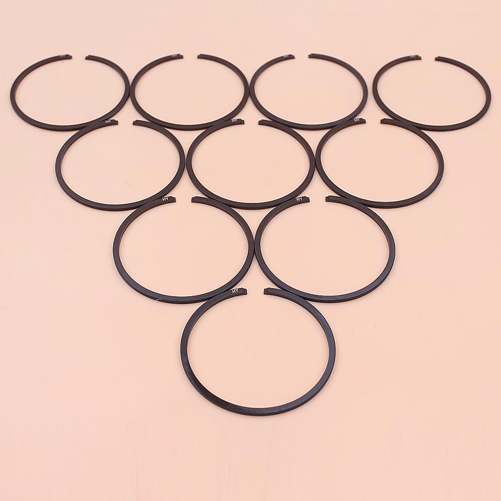 10 stk/parti 37mm x 1.2mm stempelringe til stihl  ms192t ms170 017 ms 170 motorsav 1130 034 3003