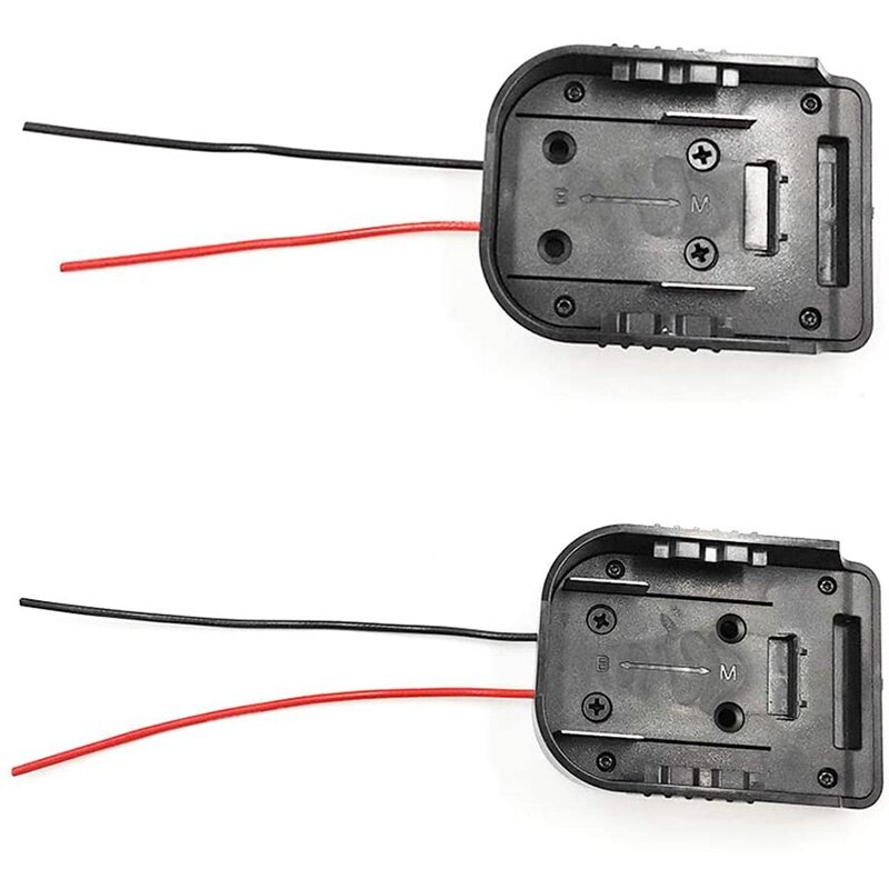 Til makita 18v/14.4v batteri adapter, batteri power mount stik adapter dock holder 14 awg ledninger